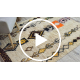 BERBER szőnyeg BJ1005 Boujaad kézzel szőtt Marokkóból, Boho - bézs / sárga
